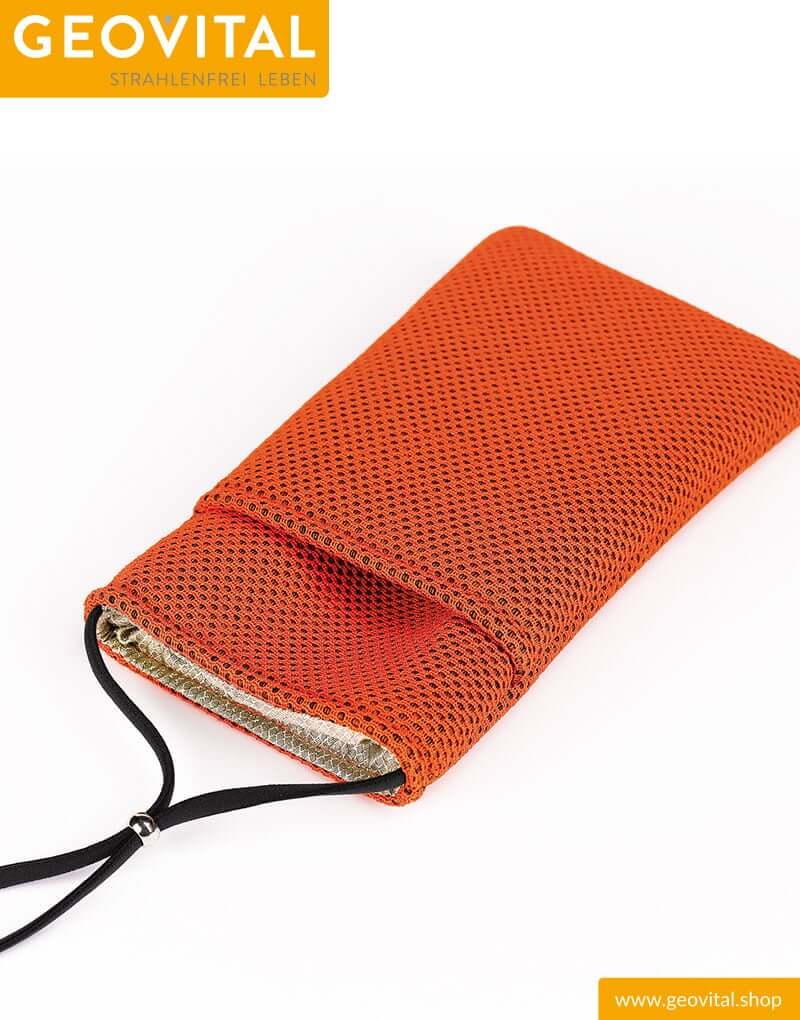 Geovital Handytasche "Sport" mit Netzstoff orange